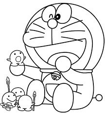 Gambar Mewarnai Doraemon 8