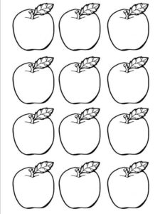 10.Gambar Mewarnai Apel