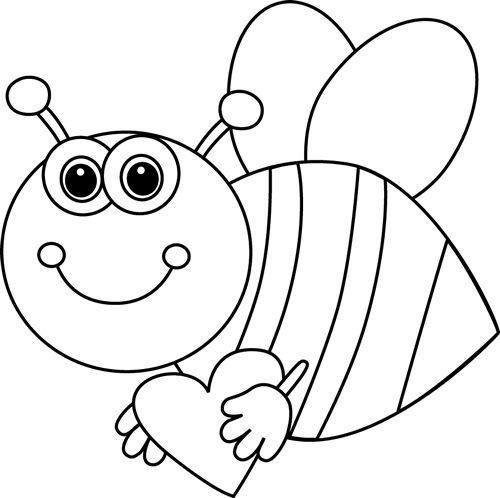 Gambar Mewarnai Lebah Terbaru Untuk Anak Tk Dan Sd