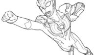6.Gambar Mewarnai Ultraman
